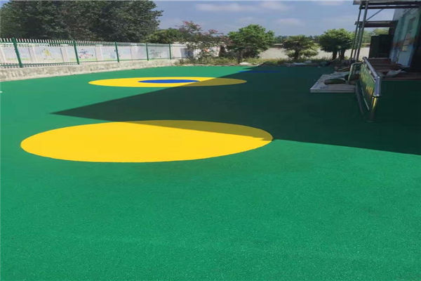 蘭溪幼兒園塑膠顆粒地面